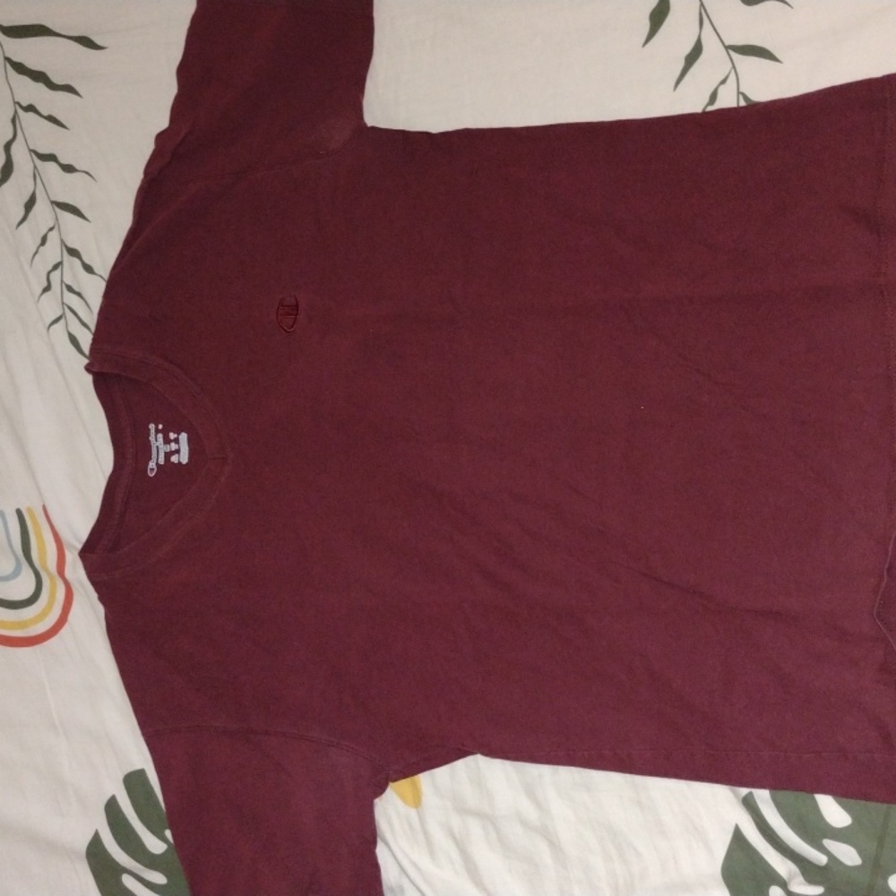 Red champion t-shirt